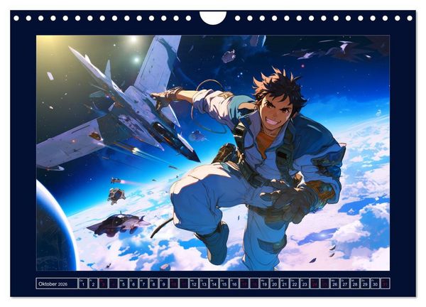 Produktbild: Interstellare Helden (Wandkalender 2026 DIN A4 quer), CALVENDO Monatskalender
