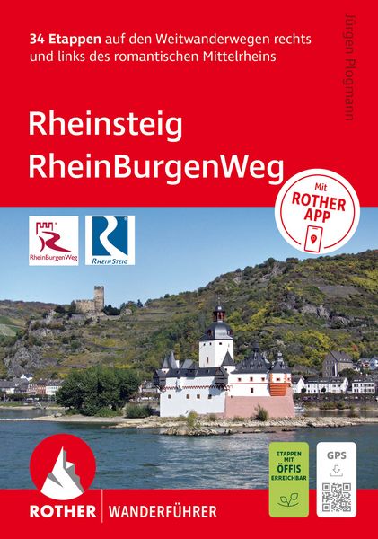 Produktbild: ROTHER Wanderf&uuml;hrer Rheinsteig - RheinBurgenWeg. 34 Etappen auf den Weitwanderwegen rechts und links des romantischen Mittelrheins
