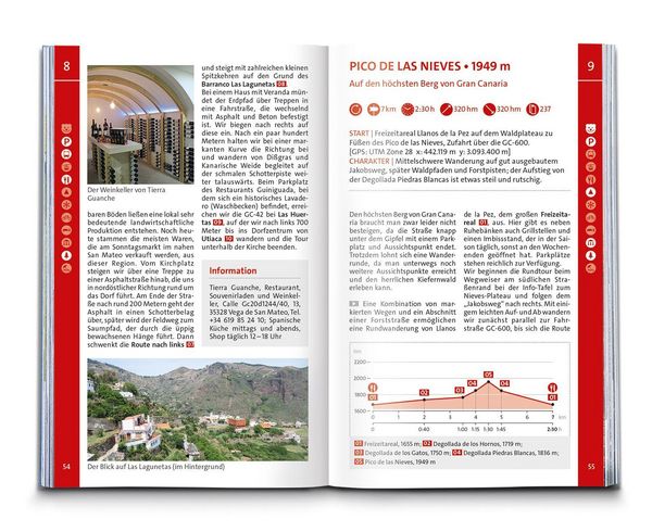 Produktbild: KOMPASS Wanderf&uuml;hrer Gran Canaria, 75 Touren mit Extra-Tourenkarte