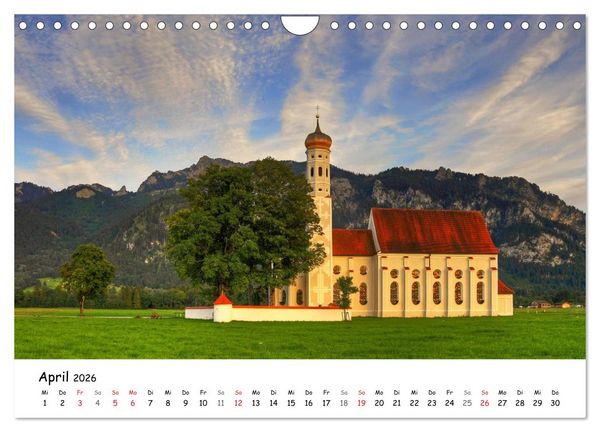 Produktbild: Unterwegs im Allg&auml;u (Wandkalender 2026 DIN A4 quer), CALVENDO Monatskalender