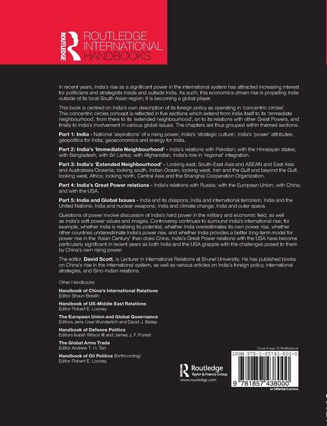 Produktbild: Handbook of India's International Relations