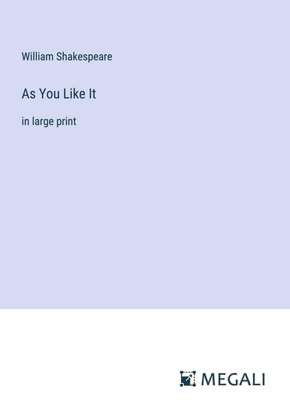 Produktbild: As You Like It