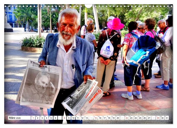 Produktbild: VIVA FIDEL 2026 (Wandkalender 2026 DIN A3 quer), CALVENDO Monatskalender