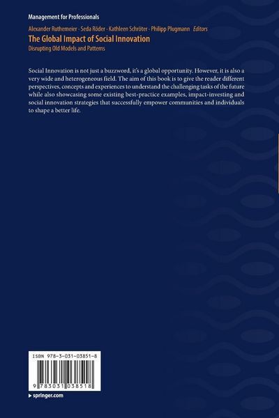 Produktbild: The Global Impact of Social Innovation