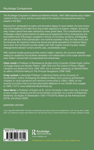 Produktbild: The Routledge Companion to Marine and Maritime Worlds 1400-1800