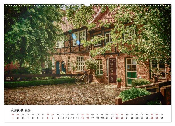 Produktbild: Buxtehude - Eine Perle in Niedersachsen (hochwertiger Premium Wandkalender 2026 DIN A2 quer), Kunstdruck in Hochglanz