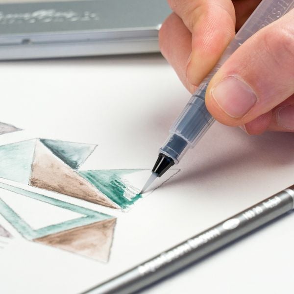 Produktbild: Cretacolor K&uuml;nstlerstifte Aquarellgraphit Pocket Set, 6er Metalletui