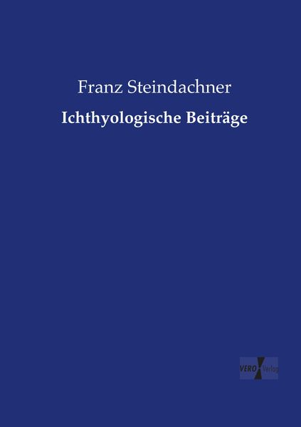 Produktbild: Ichthyologische Beitr&auml;ge