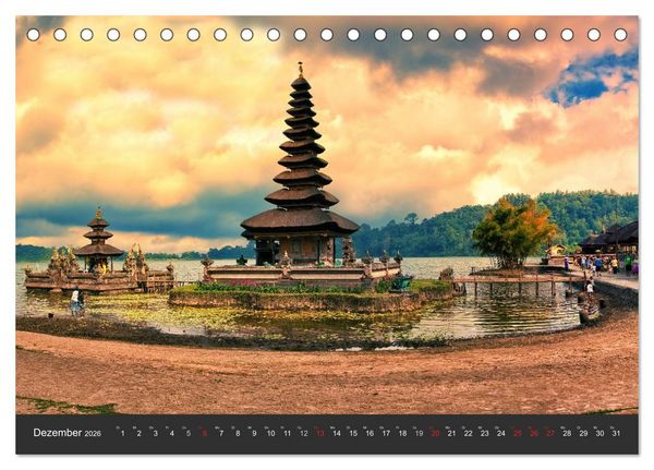 Produktbild: Bali - Insel der G&ouml;tter (Tischkalender 2026 DIN A5 quer), CALVENDO Monatskalender