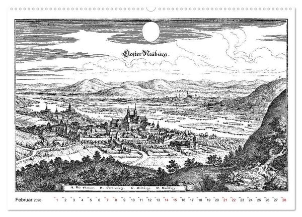 Produktbild: TU FELIX AUSTRIA - Wien in alten Ansichten (hochwertiger Premium Wandkalender 2026 DIN A2 quer), Kunstdruck in Hochglanz