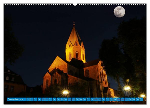 Produktbild: Essen Lichter der Nacht (hochwertiger Premium Wandkalender 2026 DIN A2 quer), Kunstdruck in Hochglanz