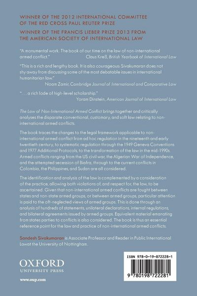 Produktbild: The Law of Non-International Armed Conflict