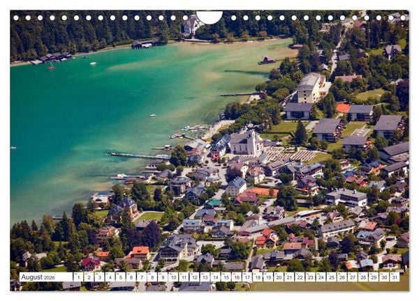 Produktbild: Der sch&ouml;ne Wolfgangsee im Salzkammergut (Wandkalender 2026 DIN A4 quer), CALVENDO Monatskalender