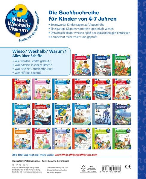 Produktbild: Wieso? Weshalb? Warum?, Band 56 - Alles über Schiffe