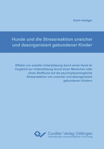 Produktbild: Hunde und die Stressreaktion unsicher und desorganisiert gebundener Kinder