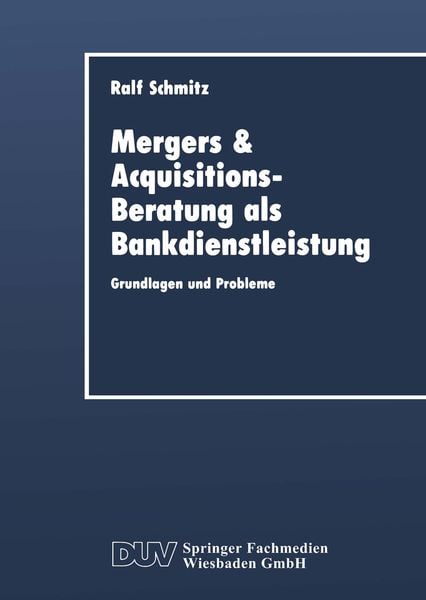 Produktbild: Mergers & Acquisitions-Beratung als Bankdienstleistung
