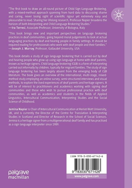 Produktbild: Sign Language Brokering in Deaf-Hearing Families
