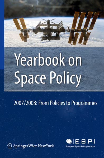 Produktbild: Yearbook on Space Policy 2007/2008