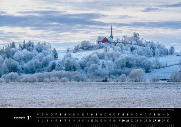 Produktbild: Norwegen Premiumkalender 2027