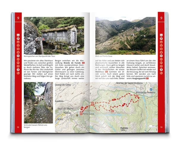Produktbild: KOMPASS Wanderführer Portugal Nord, 55 Touren mit Extra-Tourenkarte