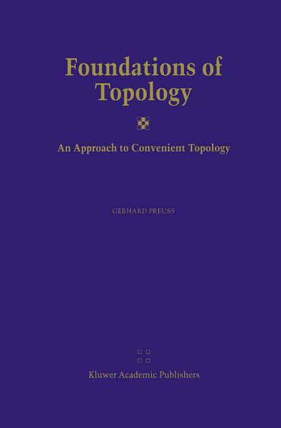 Produktbild: Foundations of Topology