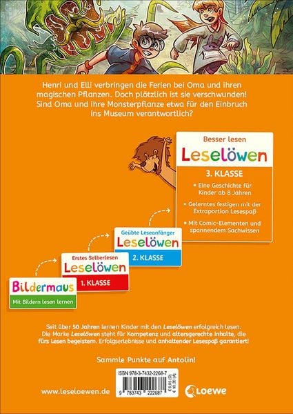 Produktbild: Lesel&ouml;wen 3. Klasse - Die Monsterpflanze ist los!