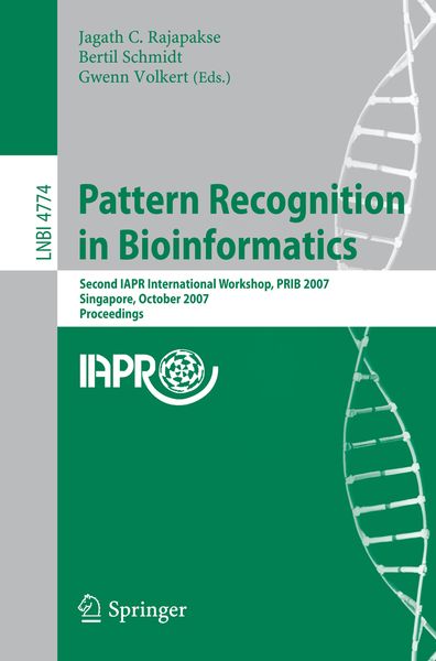 Produktbild: Pattern Recognition in Bioinformatics