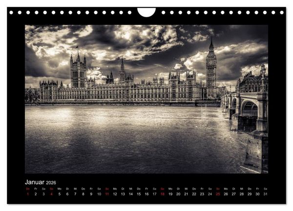 Produktbild: London-Bilder (Wandkalender 2026 DIN A4 quer), CALVENDO Monatskalender