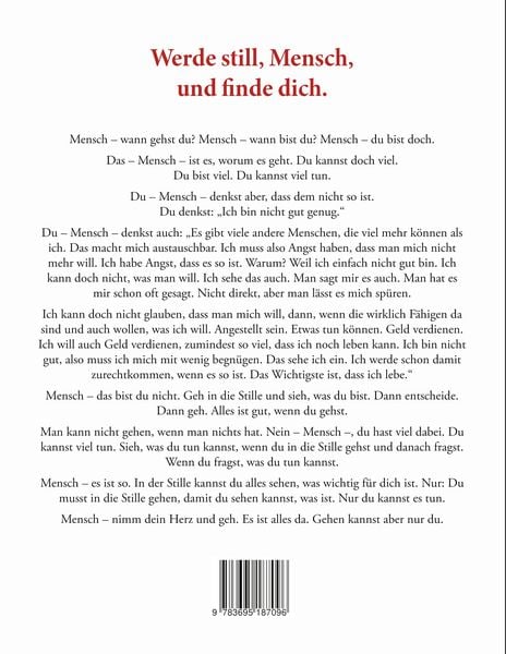 Produktbild: Die Stille kann dir zeigen, was ist