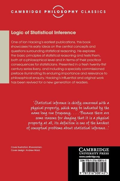 Produktbild: Logic of Statistical Inference