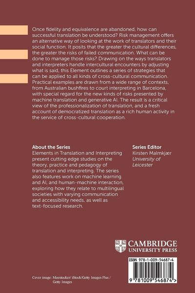 Produktbild: Risk Management in Translation
