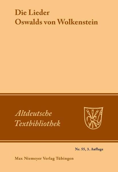 Produktbild: Die Lieder Oswalds von Wolkenstein
