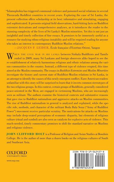 Produktbild: Buddhist Extremists and Muslim Minorities