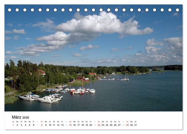 Produktbild: Wundervolles Schweden 2026 (Tischkalender 2026 DIN A5 quer), CALVENDO Monatskalender