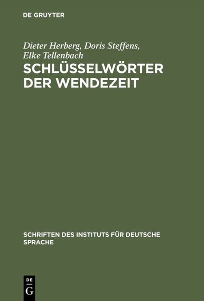 Produktbild: Schl&uuml;sselw&ouml;rter der Wendezeit