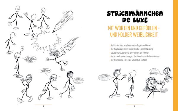Produktbild: Lebendige Strichm&auml;nnchen zeichnen &ndash; Das Workbook