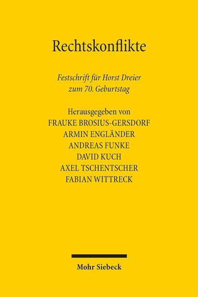 Produktbild: Rechtskonflikte