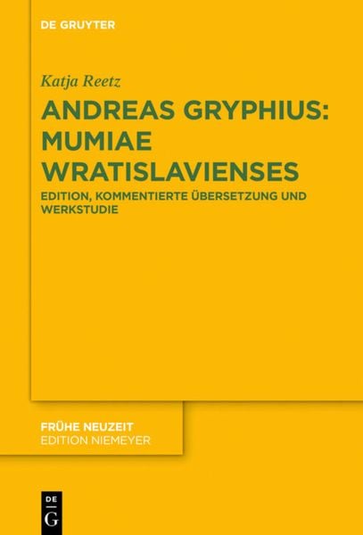 Produktbild: Andreas Gryphius: Mumiae Wratislavienses
