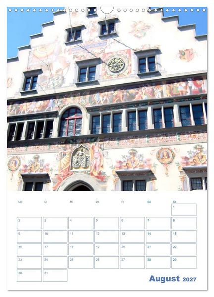 Produktbild: Lindau. Die Gl&uuml;cksfinder-Insel (Wandkalender 2027 DIN A3 hoch), CALVENDO Monatskalender
