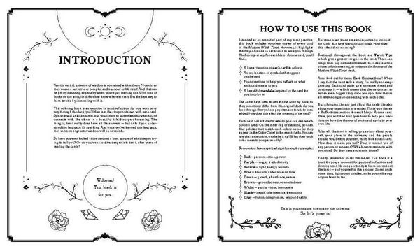 Produktbild: Modern Witch Tarot Coloring Book