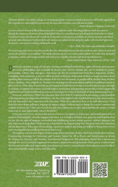 Produktbild: Democracy and Decency