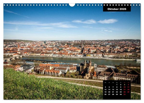 Produktbild: W&uuml;rzburg - Die Perle Unterfrankens (Wandkalender 2026 DIN A3 quer), CALVENDO Monatskalender