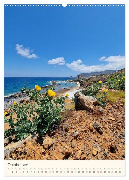 Produktbild: A feast for the eyes - Crete (High Quality Premium Wall Calendar 2026 DIN A2 portrait),CALVENDO 12 Month Wall Calendar