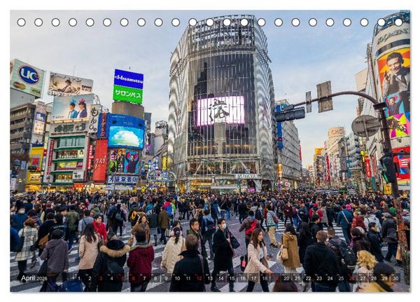 Produktbild: Japan - Schreine, Tempel, Metropolen (Tischkalender 2026 DIN A5 quer), CALVENDO Monatskalender