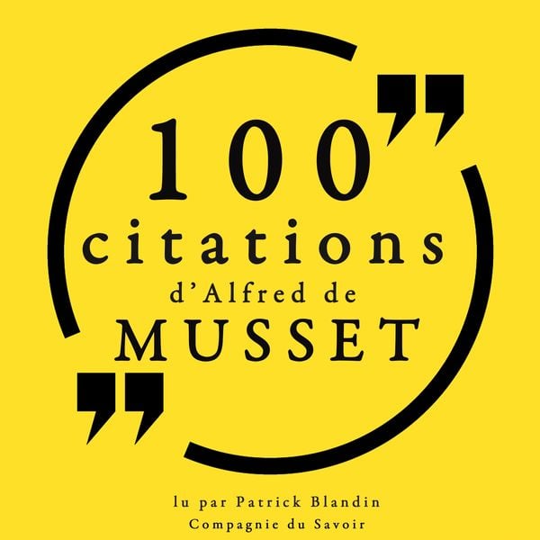 Produktbild: 100 citations d'Alfred de Musset