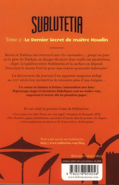 Produktbild: Sublutetia - Le Dernier Secret de ma&icirc;tre Houdin