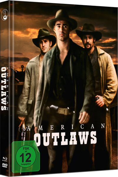 Produktbild: American Outlaws - Jesse James - Mediabook - Cover B - Limited Edition (Blu-ray+DVD)