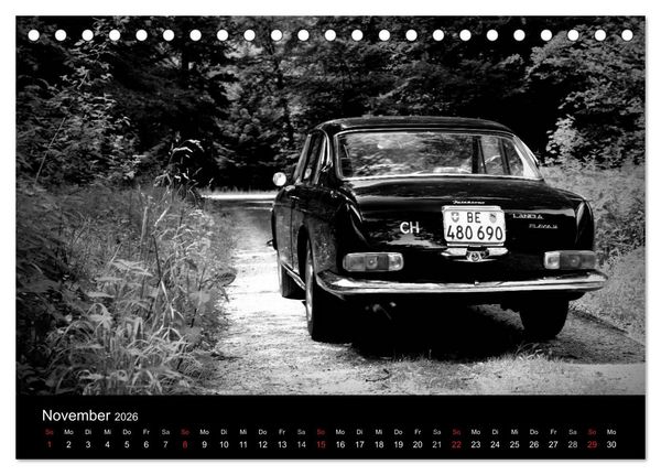 Produktbild: Lancia Flavia (Tischkalender 2026 DIN A5 quer), CALVENDO Monatskalender