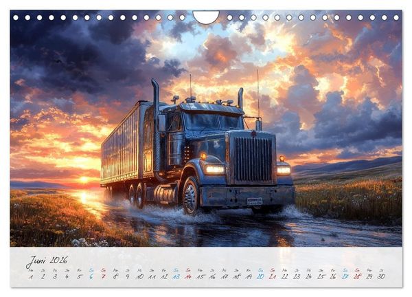 Produktbild: Giganten der Stra&szlig;e (Wandkalender 2026 DIN A4 quer), CALVENDO Monatskalender