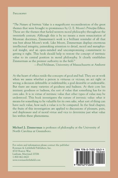 Produktbild: Nature of Intrinsic Value